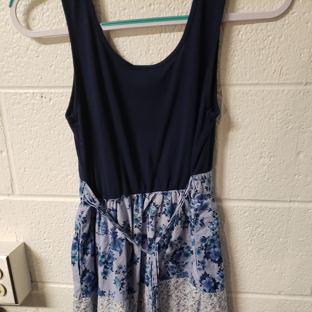 Blue Floral Sundress